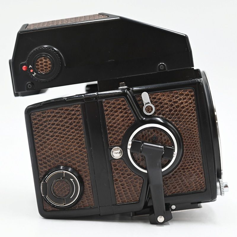 ZENZA BRONICA ETRS 120フィルムバック AE-IIプリズム アニバーサリーブラウン フィルムカメラ 【中古】
