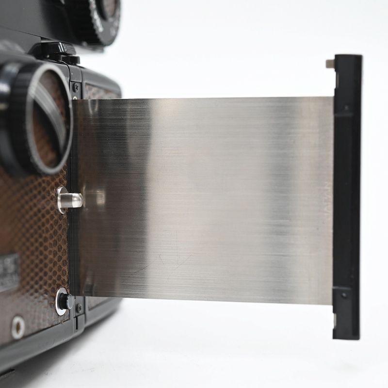 ZENZA BRONICA ETRS 120フィルムバック AE-IIプリズム アニバーサリーブラウン フィルムカメラ 【中古】