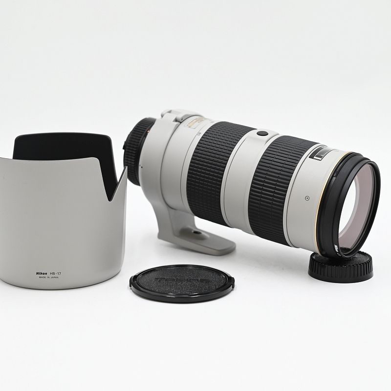Nikon ニコン AF-S 80-200mm 2.8D ED ライトグレー 交換レンズ 【中古】