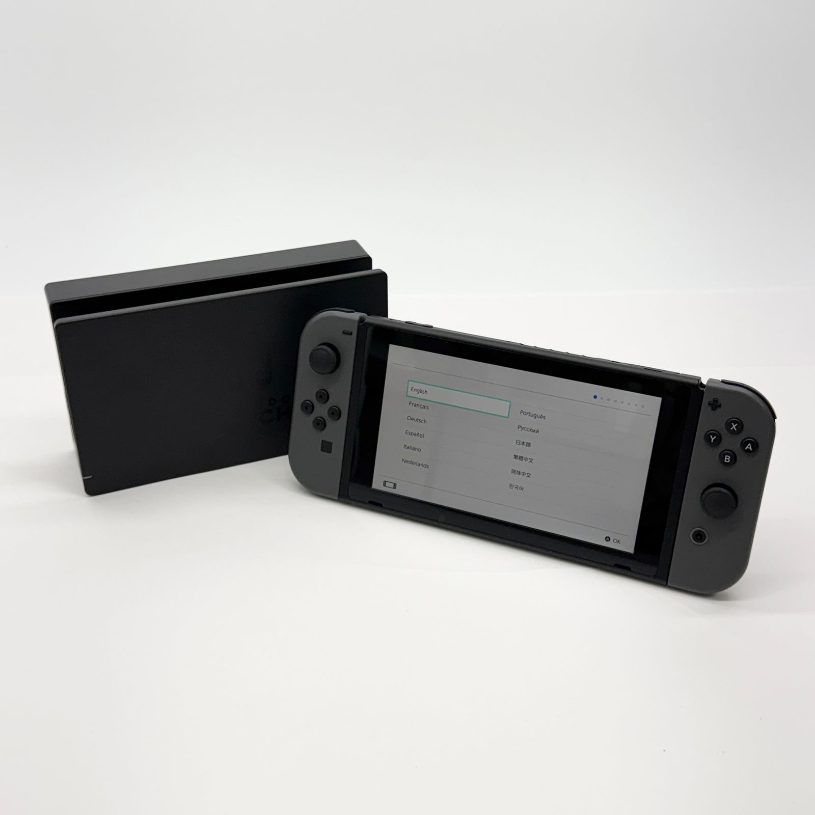 Nintendo Switch HAC-001(-01) 本体 ジョイコン Joy-Con グレー 充電器