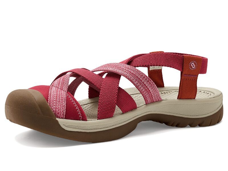 キーン レディース シューズ サンダル KEEN Whisper Lattice Sandal GarnetBurnt Br