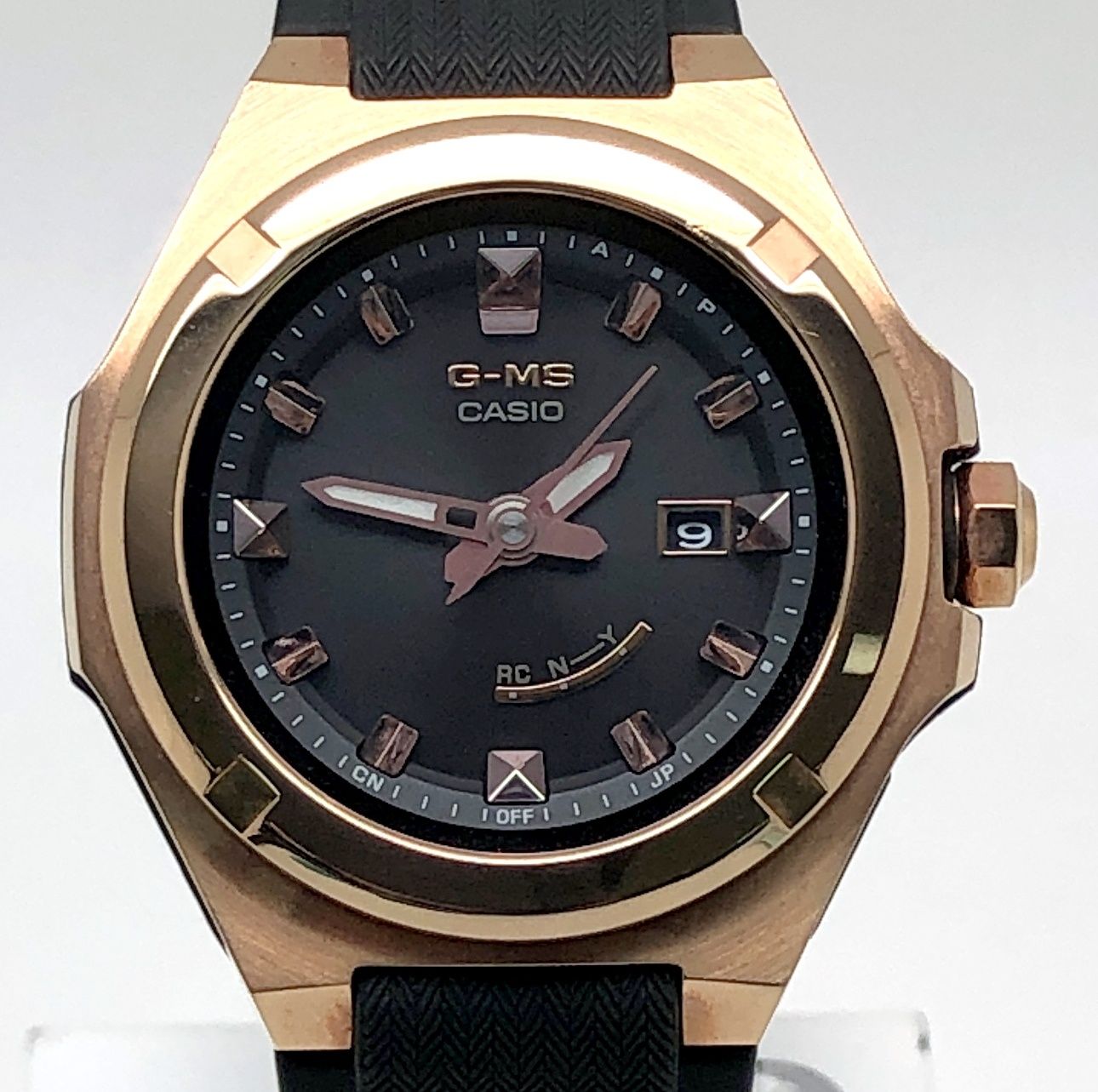 BABY-G ベイビージー MSG-W300G-1A 電波ソーラーモデル メタル×樹脂 ピンクゴールド ブラック アナログ 2019年11月発売