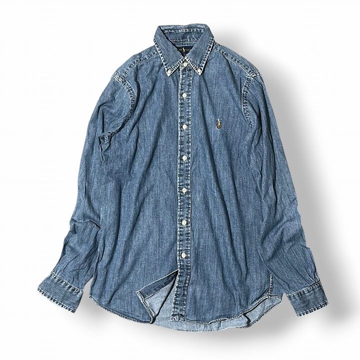 RALPH LAUREN ラルフローレン 現行タグ デニムBDシャツ [45I2602]