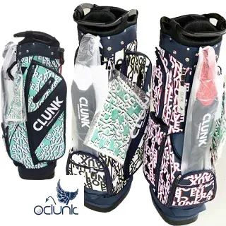 【新品】クランク ユニセックス 総柄スタンド キャディーバッグ 9.0型 CL5MNC09【22】CLUNK ゴルフ キャディバッグ ゴルフ