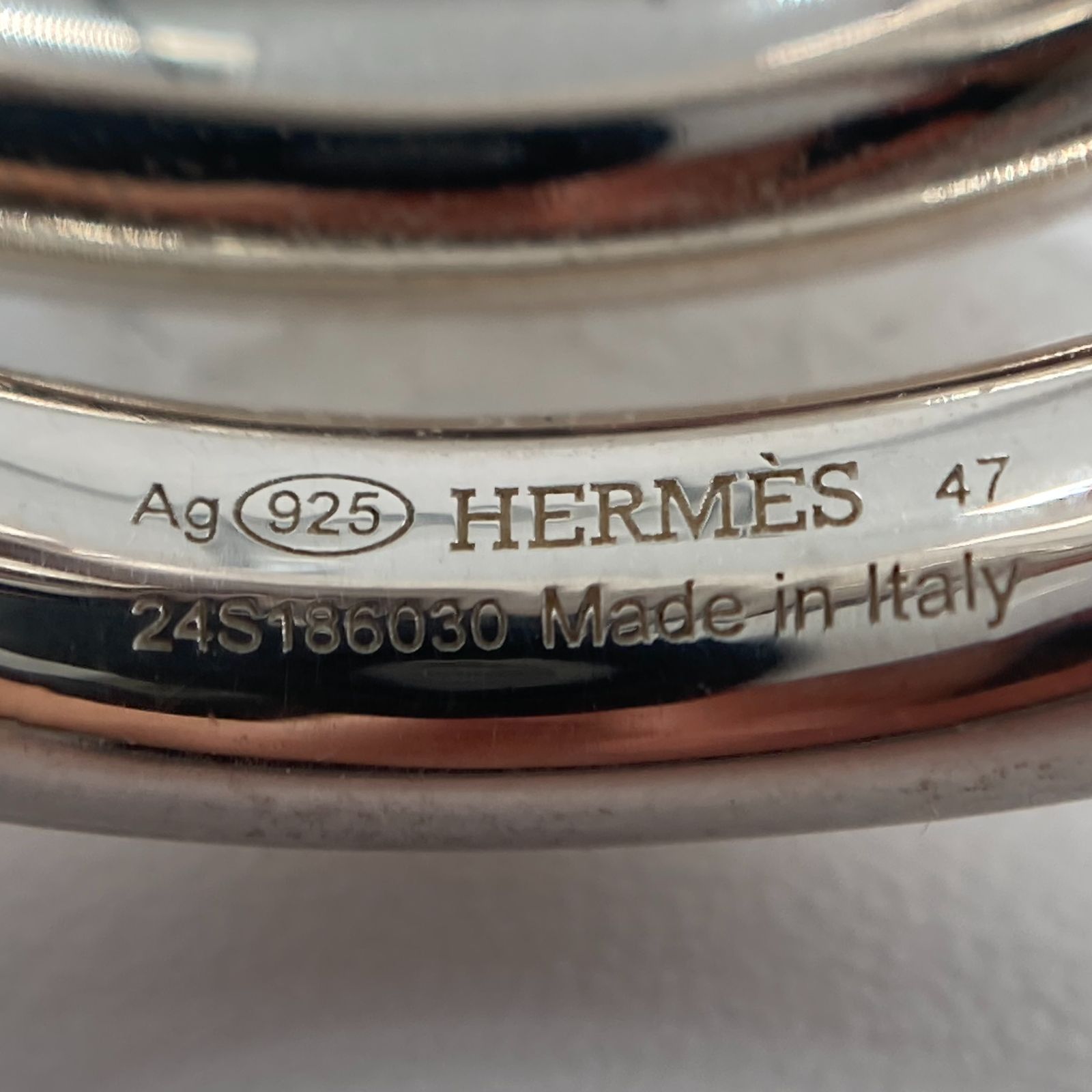 HERMES(エルメス) ヴェルティージュリング Ag925 #47 シルバー HERMES(エルメス) ヴェルティージュリング Ag925 #47 シルバー