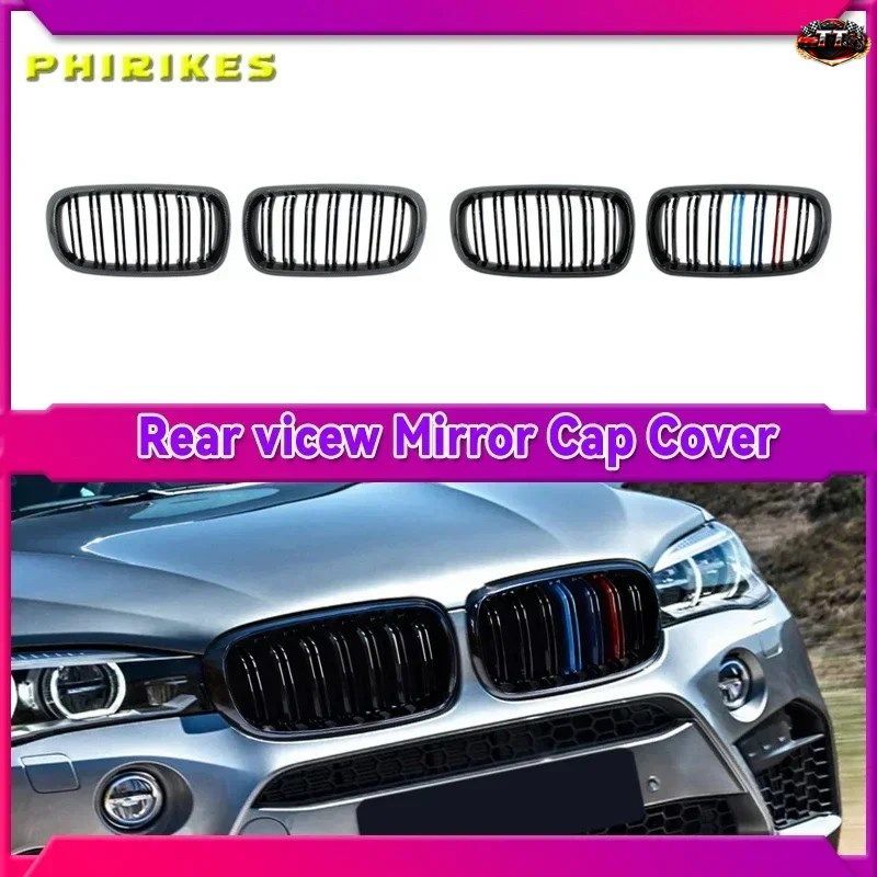 BMW F15 F16 X5 X6 F85 F86 2014-2018 フロントバンパー キドニー レーシンググリル ダブルスラットグリル