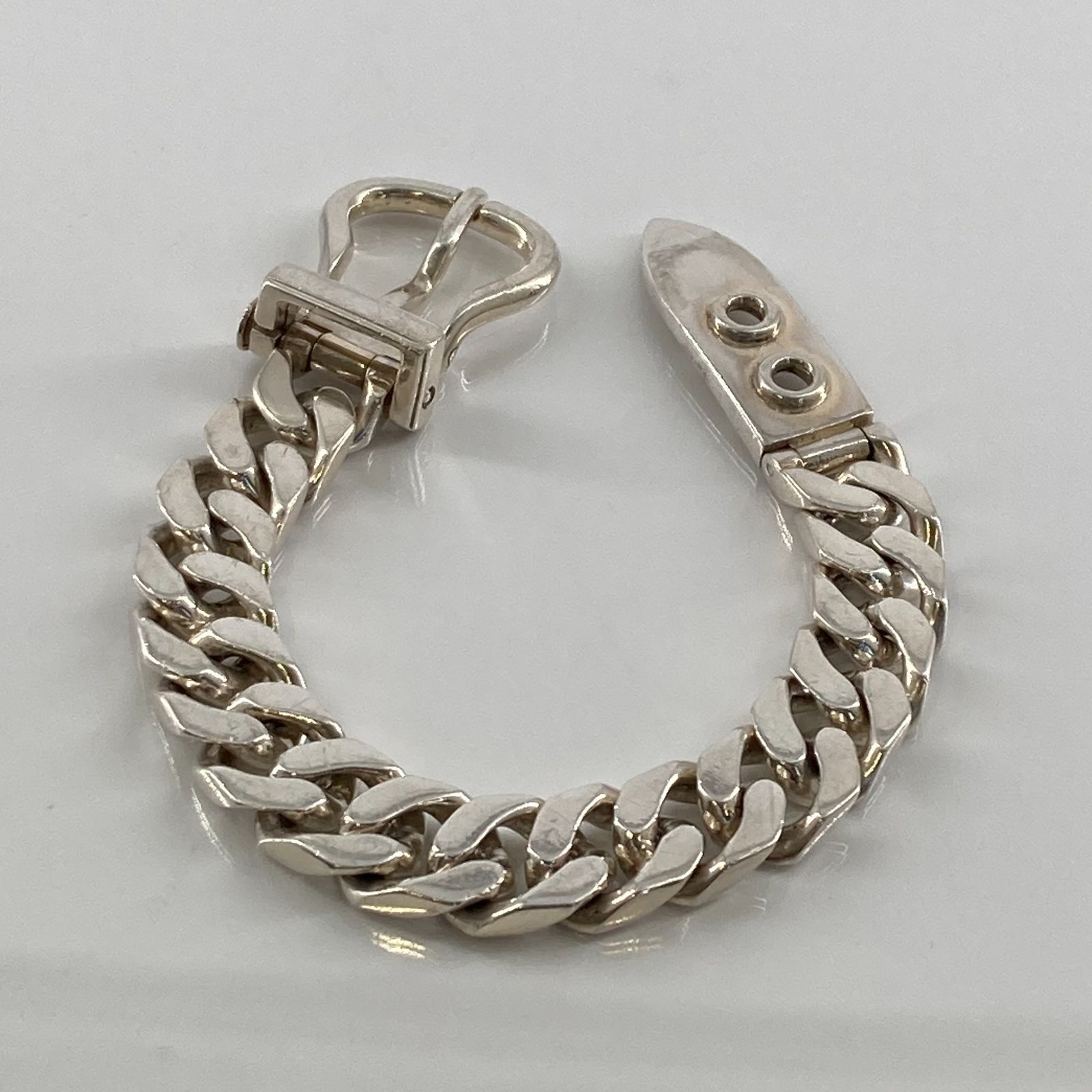 HERMES(エルメス)　ブックルセリエ　MM　ブレスレット　Ag925　61.8g　シルバー