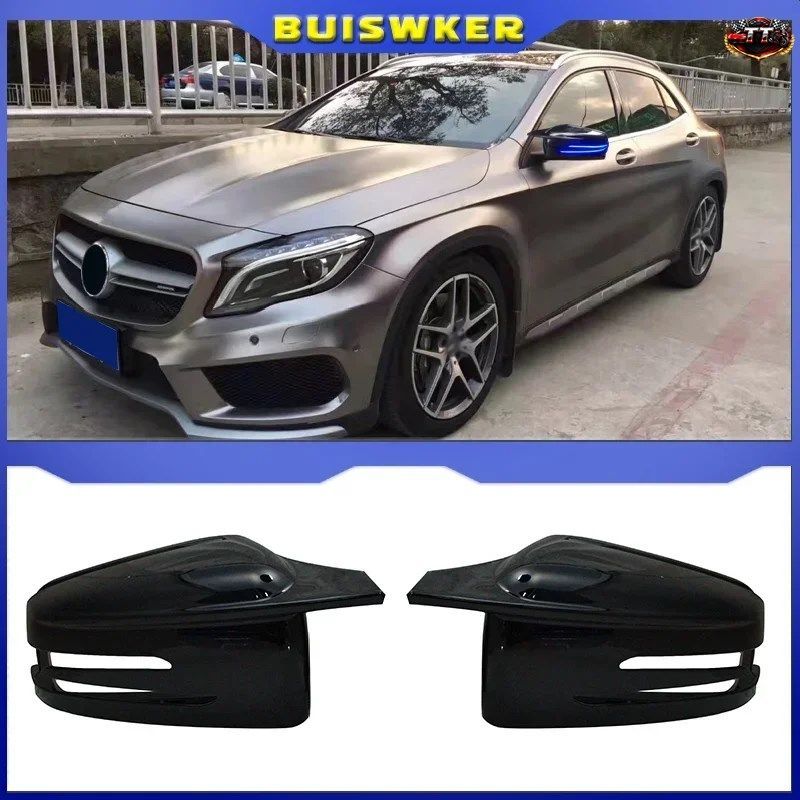 メルセデスベンツ A B C E S CLA GLA GLKクラス W176 W246 W204 W212 W221 C177 X204 X156 カーボンファイバー製カーミラーカバー