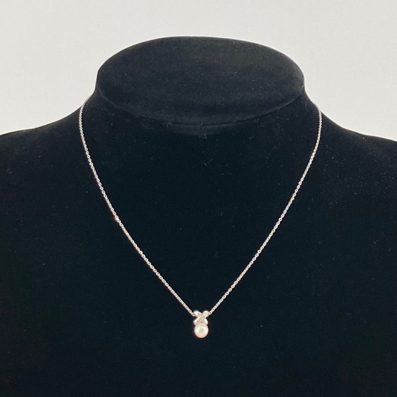 TASAKI（タサキ） ダイヤモンド×パール PT850/PT900 D0.02 ネックレス 3.5g ホワイト