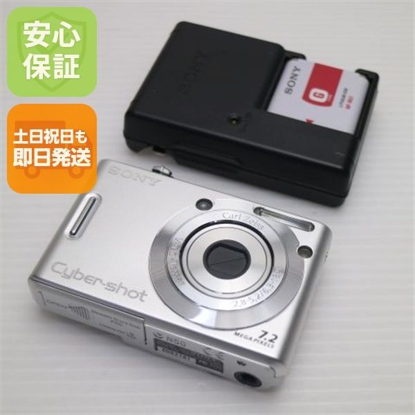 超美品 Cyber-shot DSC-W35 シルバー 即日発送 SONY デジカメ デジタルカメラ 本体 土日祝発送OK 02000