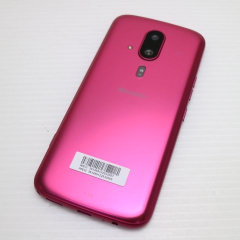 新品同様 SIMフリー らくらくスマートフォン F-53E ピンク スマホ FCNT