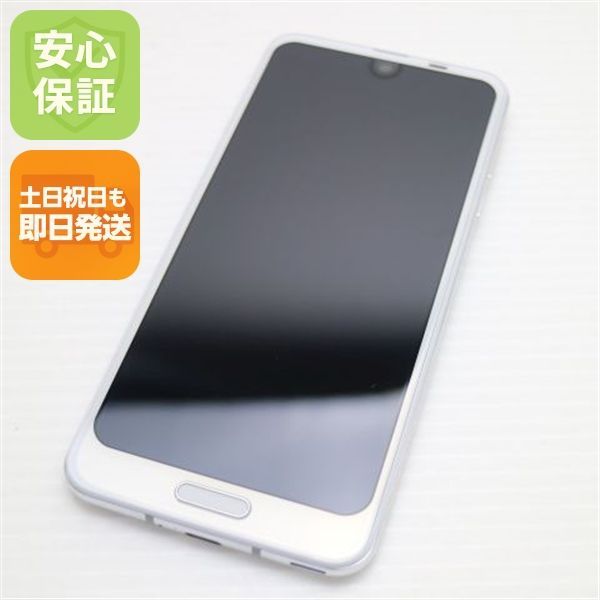 新品同様 SH-03K AQUOS R2 ホワイト スマホ 即日発送 スマホ 白ロム