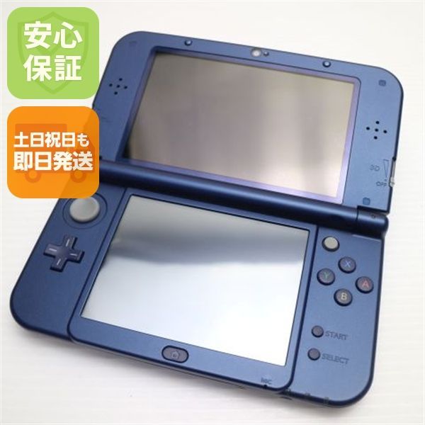 新品同様 Newニンテンドー3DS LL メタリックブルー 即日発送 game 任天堂 本体 土日祝発送OK 02000