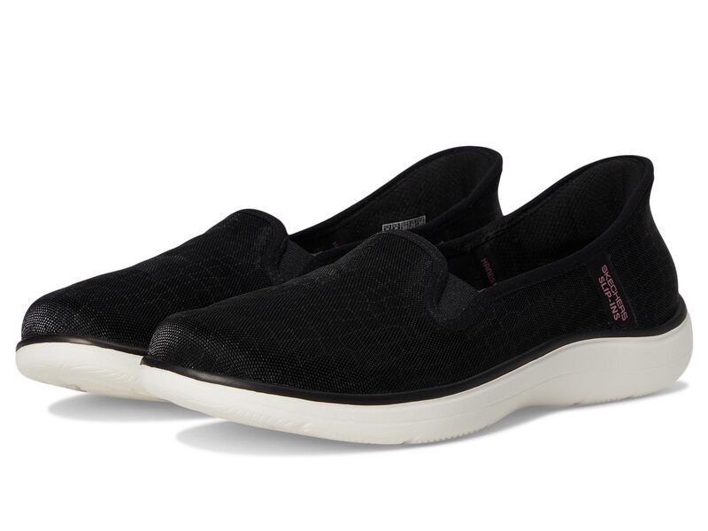 スケッチャーズ レディース シューズ スリッポン・ローファー SKECHERS Onthego Flex Radiant Hands Free Slipins Ssiren BlackRose Gol