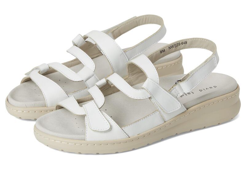 ダイビッドテイト レディース シューズ サンダル David Tate Femme White ホワイト