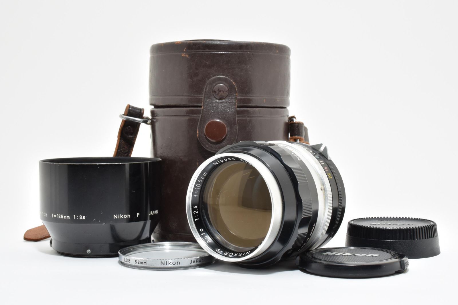 【美品】日本光学　NIKKOR P 10.5cm f2.5