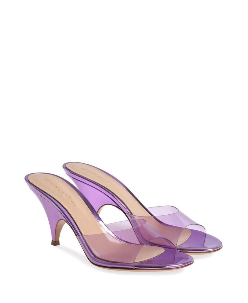 ジャンヴィト ロッシ レディース シューズ サンダル Gianvito Rossi Womensofia Mule 95 Mules Purple Tpu パープル