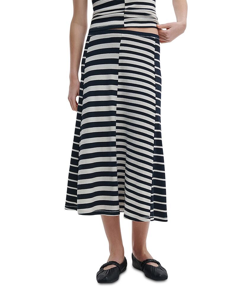 ラグアンドボーン レディース ボトムスカート ニット rag bone The Knit Mixed Stripe Skirt Salute Multi マルチカラー