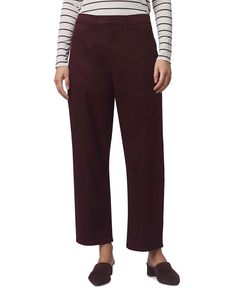 スプレンディット レディース ボトムス カジュアルパンツ Splendid Carissa Twill Pants Dark Plum プラム