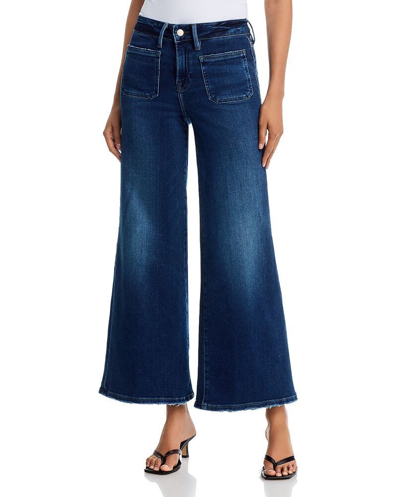 グッドアメリカン レディース ボトムス デニムパンツ プチ ジーンズ Good American Good Petite Softouchigh Rise Palazzo Jeans indigo51