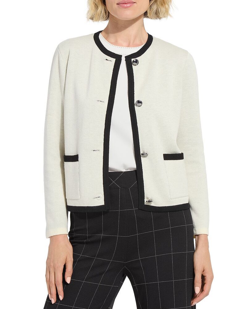 リス レディース アウター ジャケット・ブルゾン セーター Lyss Amal Sweater Jacket Chalk チョーク