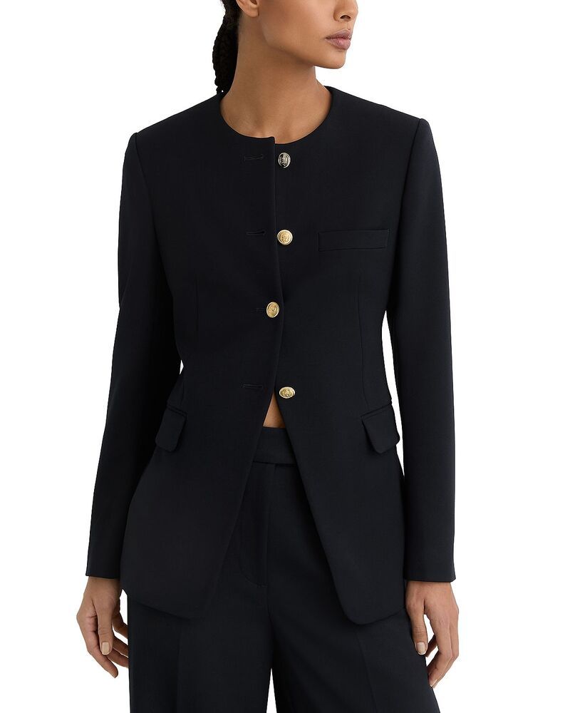 レイス レディース アウター ジャケット・ブルゾン REISS Kate Jacket Navy ネイビー