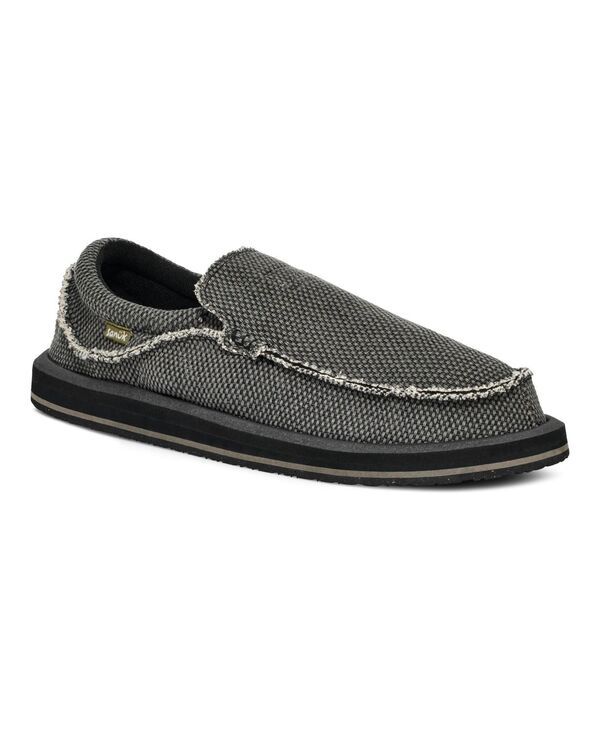 サヌーク メンズ シューズ スリッポン・ローファー Sanuk Mens Men Chiba Loafers Black ブラック