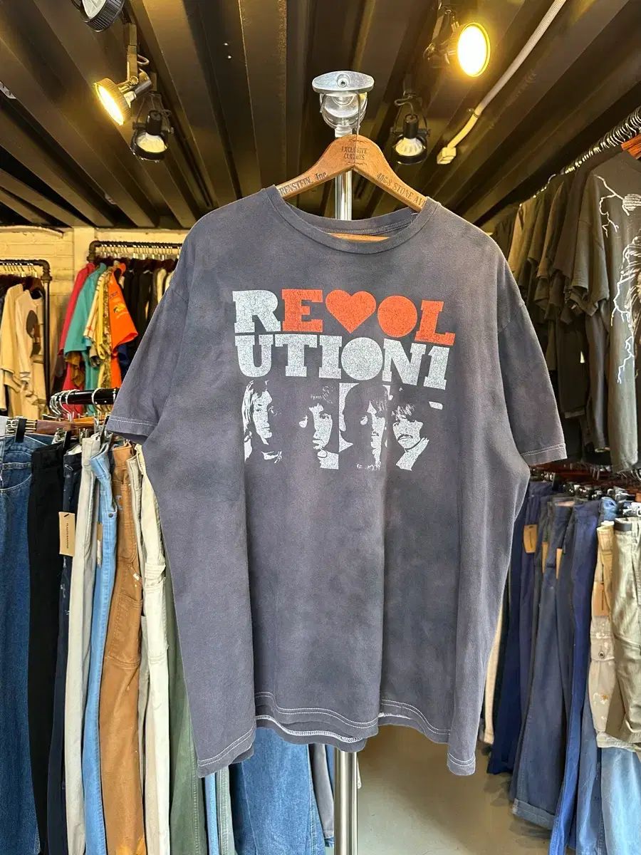 105 ビートルズ ロックバンド プリンティング Tシャツ
