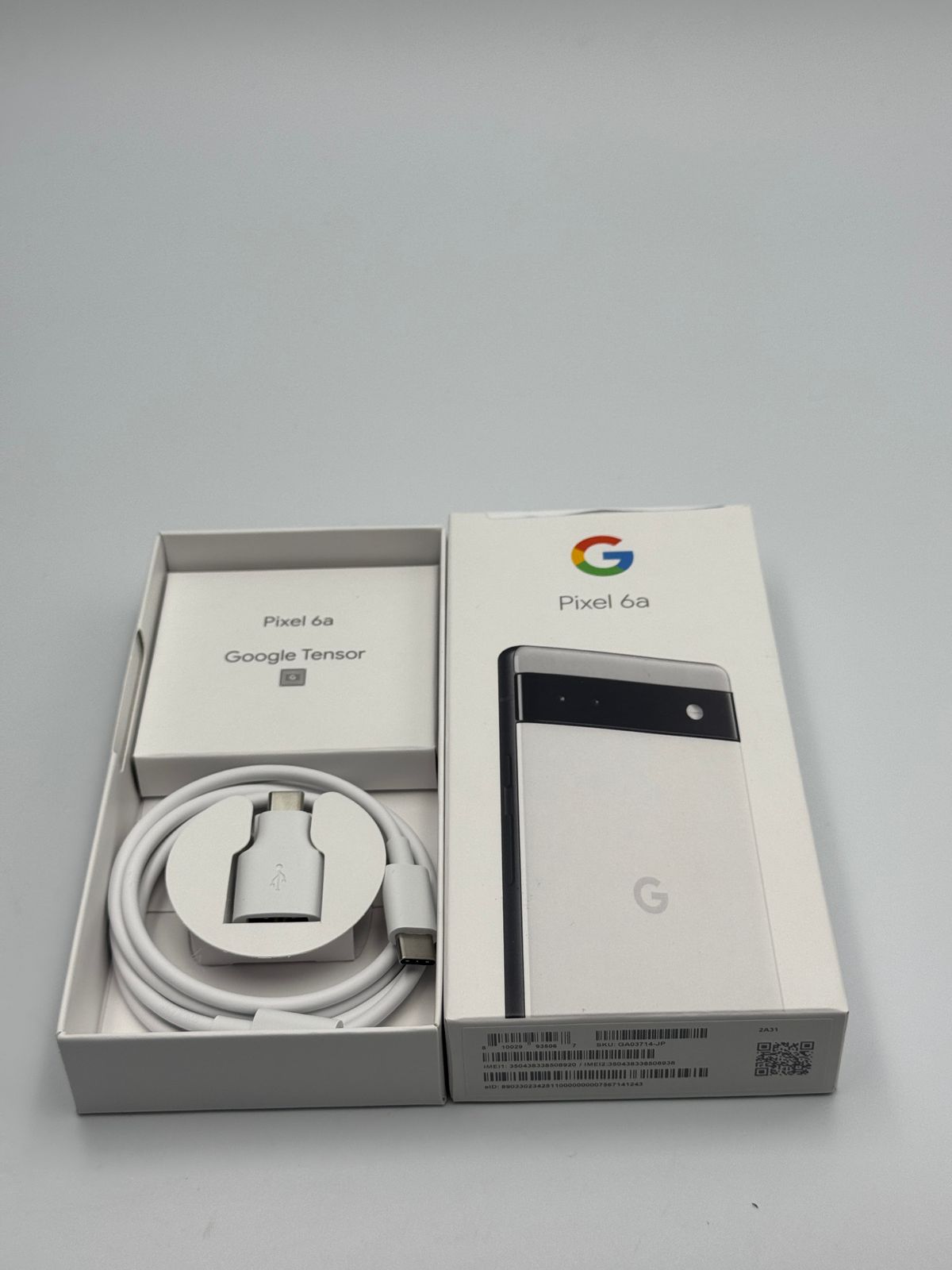 箱付き中古B】Google Pixel 6a 128GB Chalk SIMフリー 白ロム - メルカリ