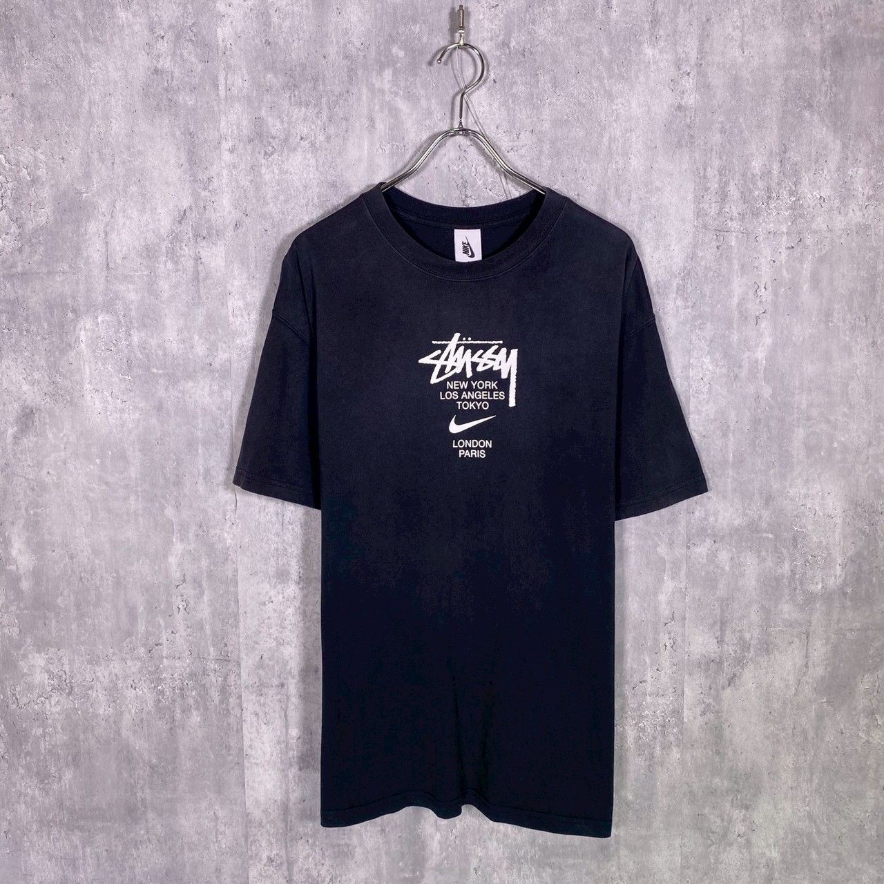 STUSSY × NIKE』ステューシー × ナイキ (M) センタープリントコラボT 