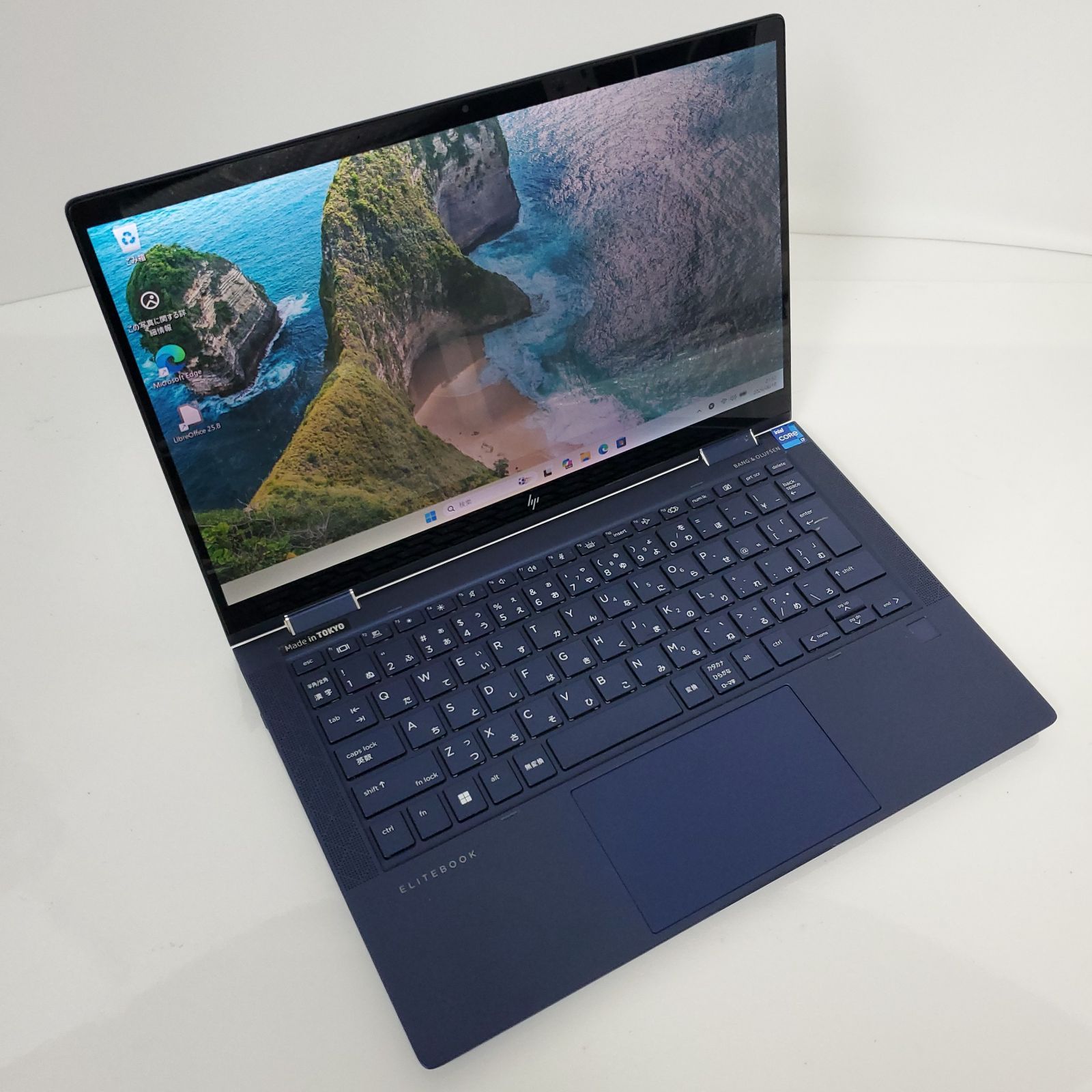 中古美品！HP Elite Dragonfly G2 Notebook PC・Intel Core i7・メモリ16GB・NVMe(SSD)512GB・Win11 Pro・画面360度回転♪　#001888