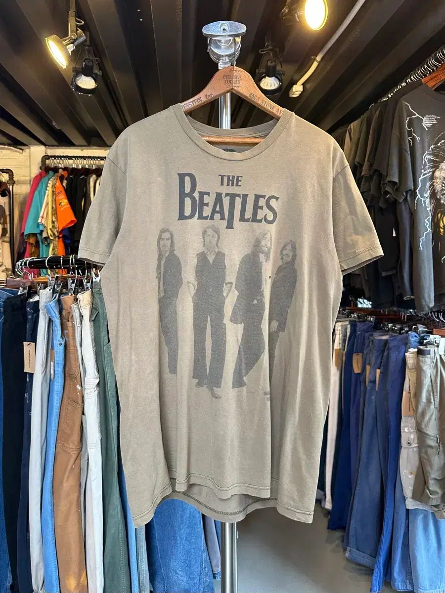 100 ビートルズ ロックバンド プリンティング Tシャツ