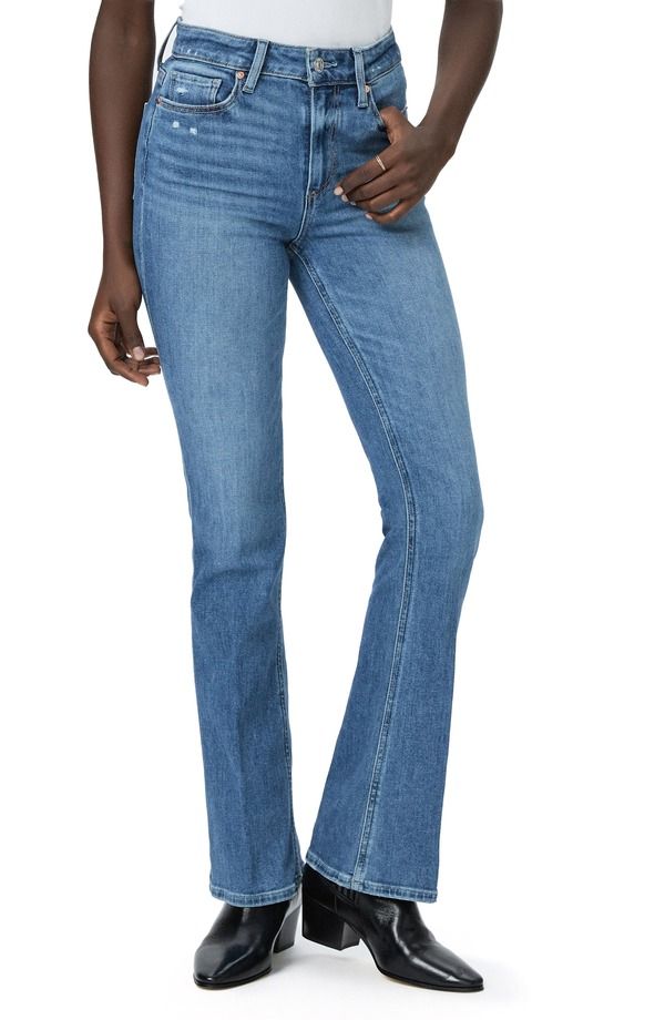 ペイジ レディース ボトムス デニムパンツ ハイウエスト ジーンズ PAIGE Laurel Canyon High Waistretch Flare Jeans Rockshodit