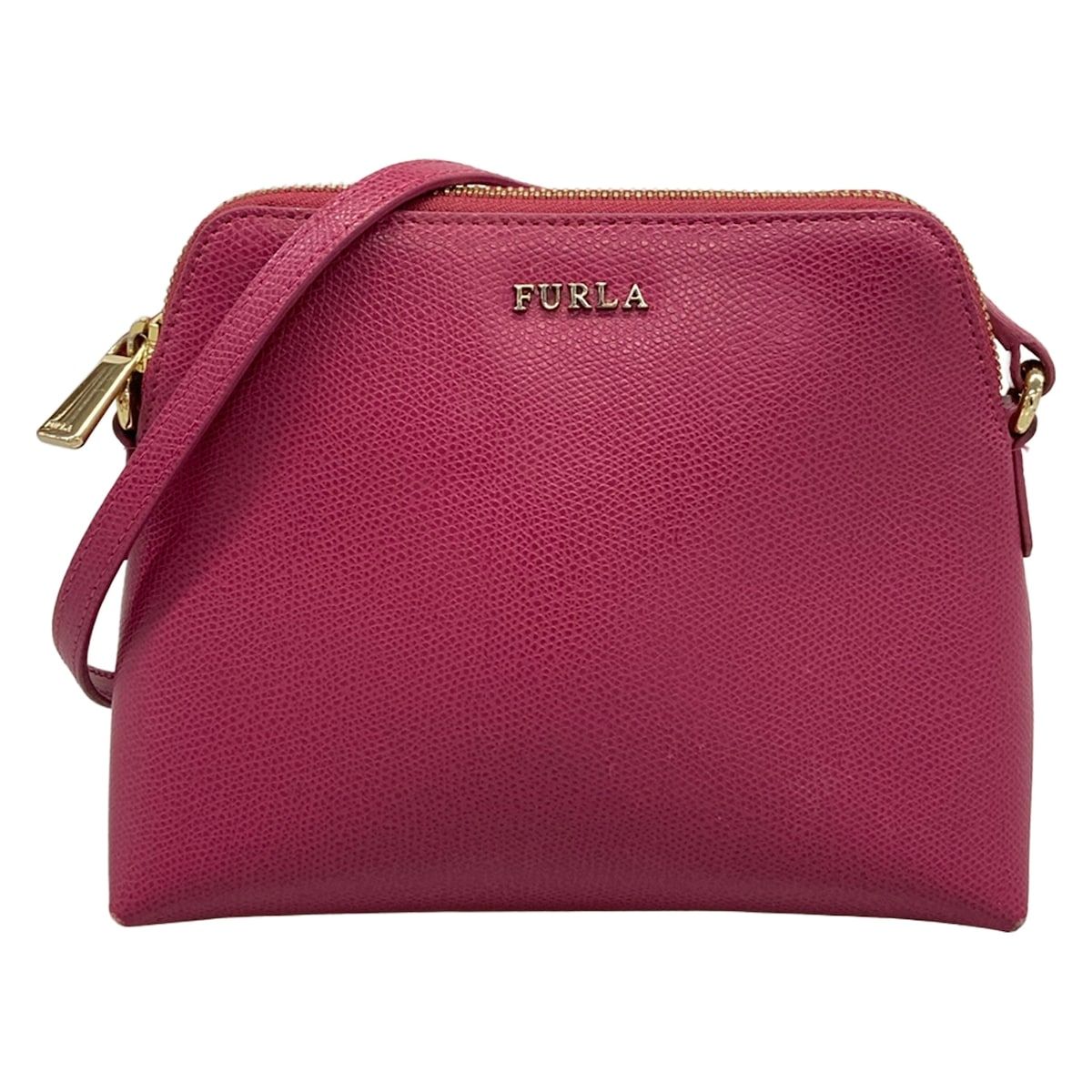 FURLA(フルラ) ショルダーバッグ - ボルドー レザー