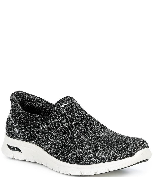 スケッチャーズ レディース シューズ スニーカー Skechers Womens Arch Fit Refine 20 True Hands Free SlipInsneakers Black ブラッ