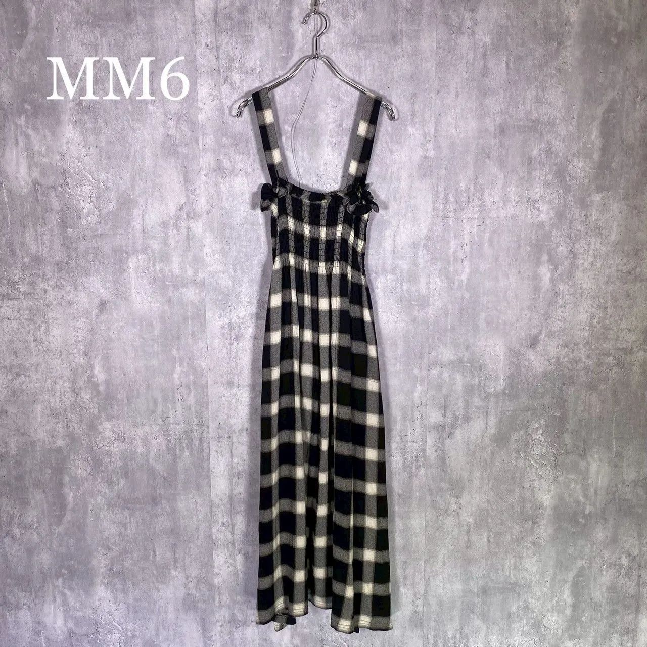 『MM6』エムエムシックス (M) チェックワンピース レディース