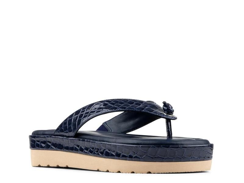 ドナルドプリネール レディース シューズ サンダル プラットフォーム Donald PlinerLorra Platform Sandal Blue ブルー