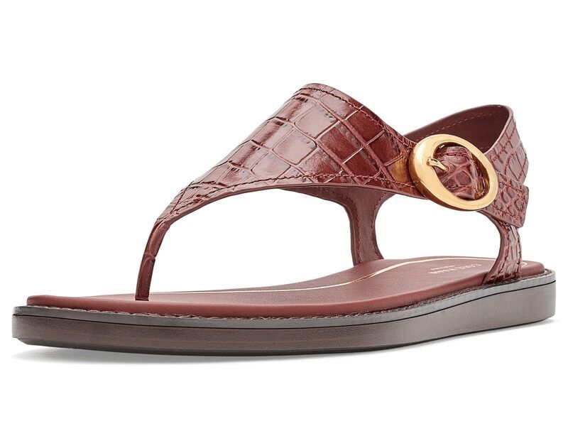 コールハーン レディース シューズ サンダル Cole Haan Kami Thong Mahogany Crocod