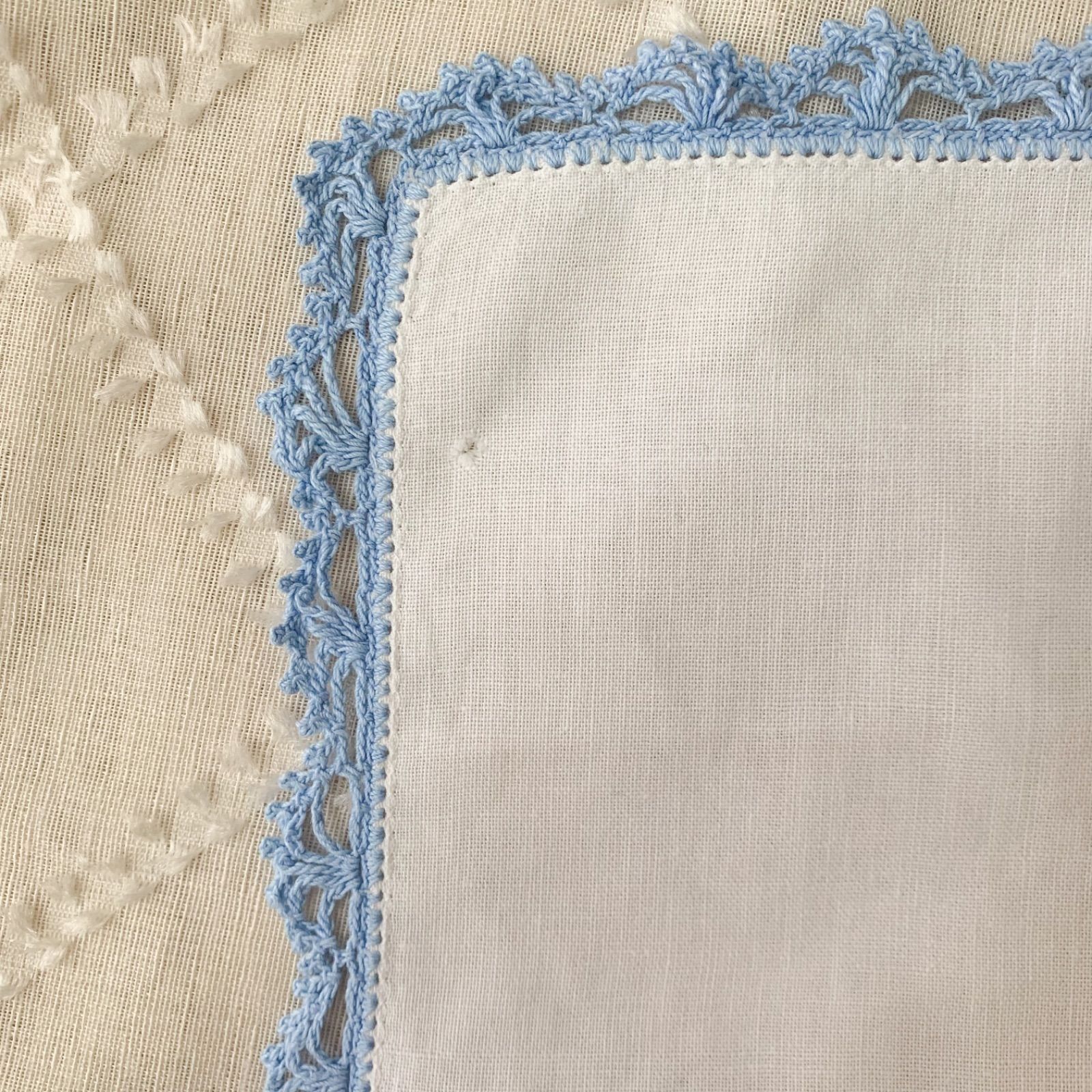 ヴィンテージ 手刺繍ドイリー レース 海外紙モノ・ファブリックセット