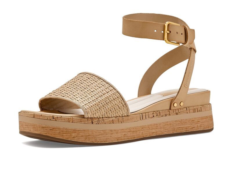 フランコサルト レディース シューズ サンダル Franco Sarto LHava2 Strappy Sandalstraw Beige Wov ベージュ