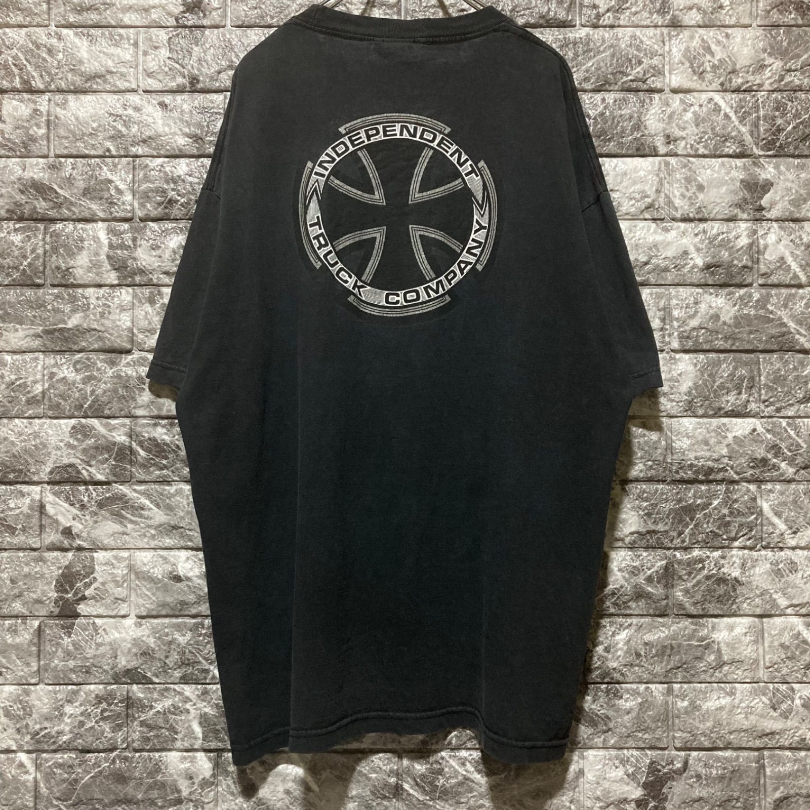 【アイアンクロス】INDEPENDENT インディペンデント Tシャツ 黒 L INDEPENDENT Tシャツ XL インディペンデント アイアンクロス