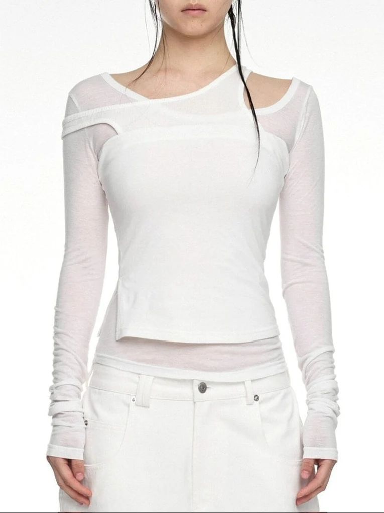 新品未使用【NACHE】MIXED LAYERED LONG SLEEVE