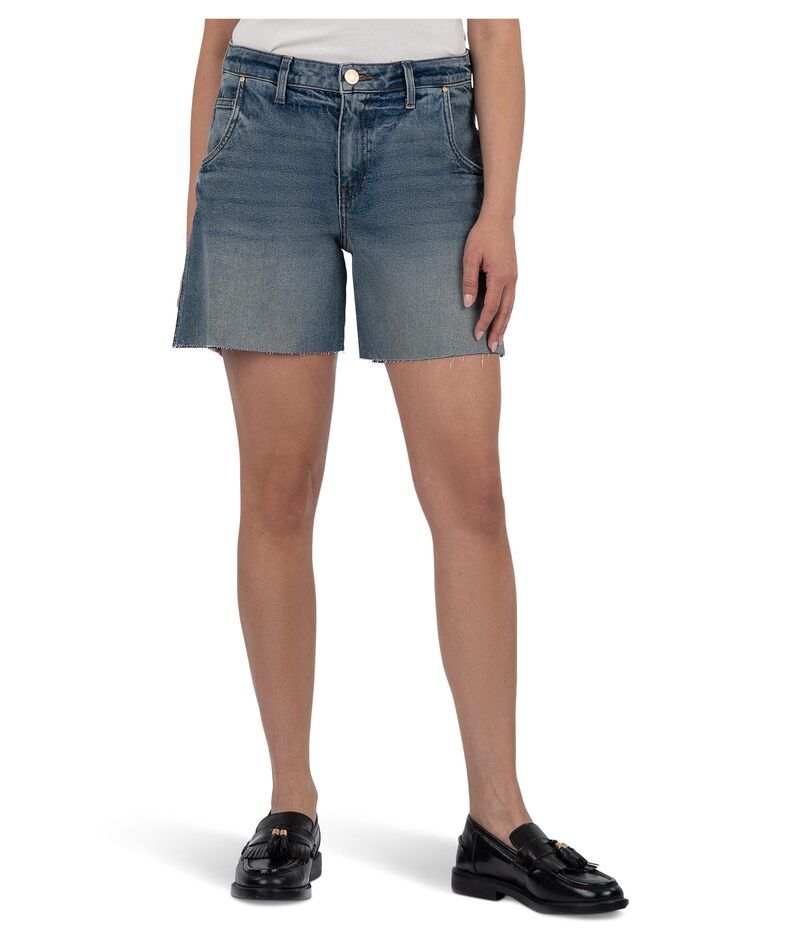 カットフロムザクロス レディース ボトムス ハーフパンツ・ショーツ KUT from the Klothailey HighRise BermudaBasic Raw Hem Intensity
