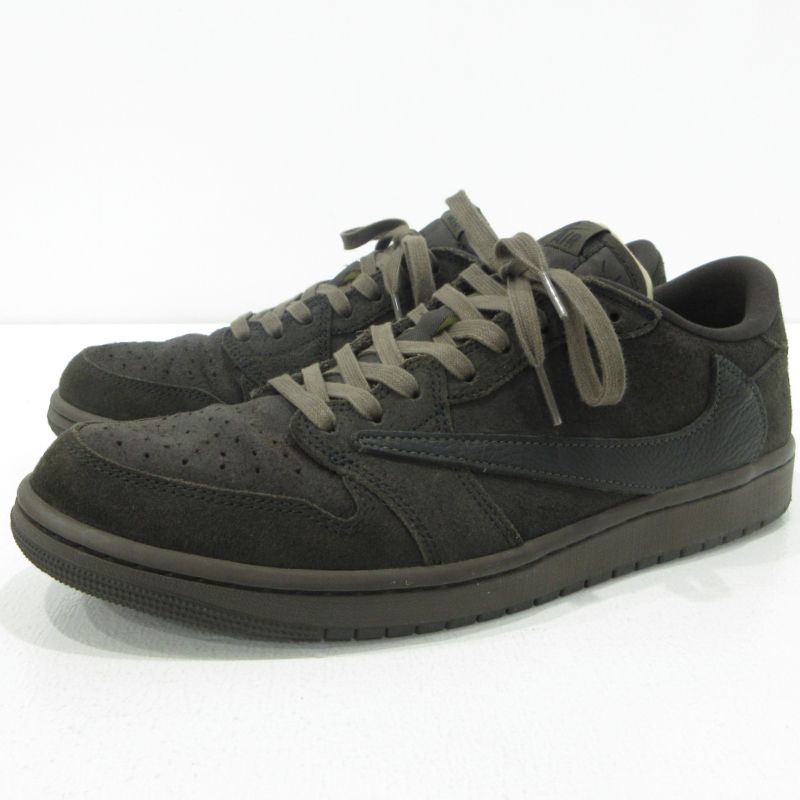 【三重本店】 中古 NIKE | ナイキ スニーカー Air Jordan 1 Low OG SP ×Travis Scott DM7866-202 ブラウン サイズ：29.0cm 【126】