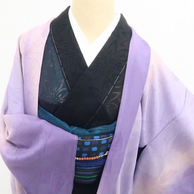 【新品・夏羽織】紋紗 縦暈し 夏着物 正絹 仕付け糸付 ロング丈 tomihisa“余韻を残して…貴女を包む艶めきのシルエット”8806 【新品・夏羽織】紋紗 縦暈し 夏着物 正絹 仕付け糸付 ロング丈 tomihisa“余韻を残して…貴女を包む艶めきのシルエット”8806
