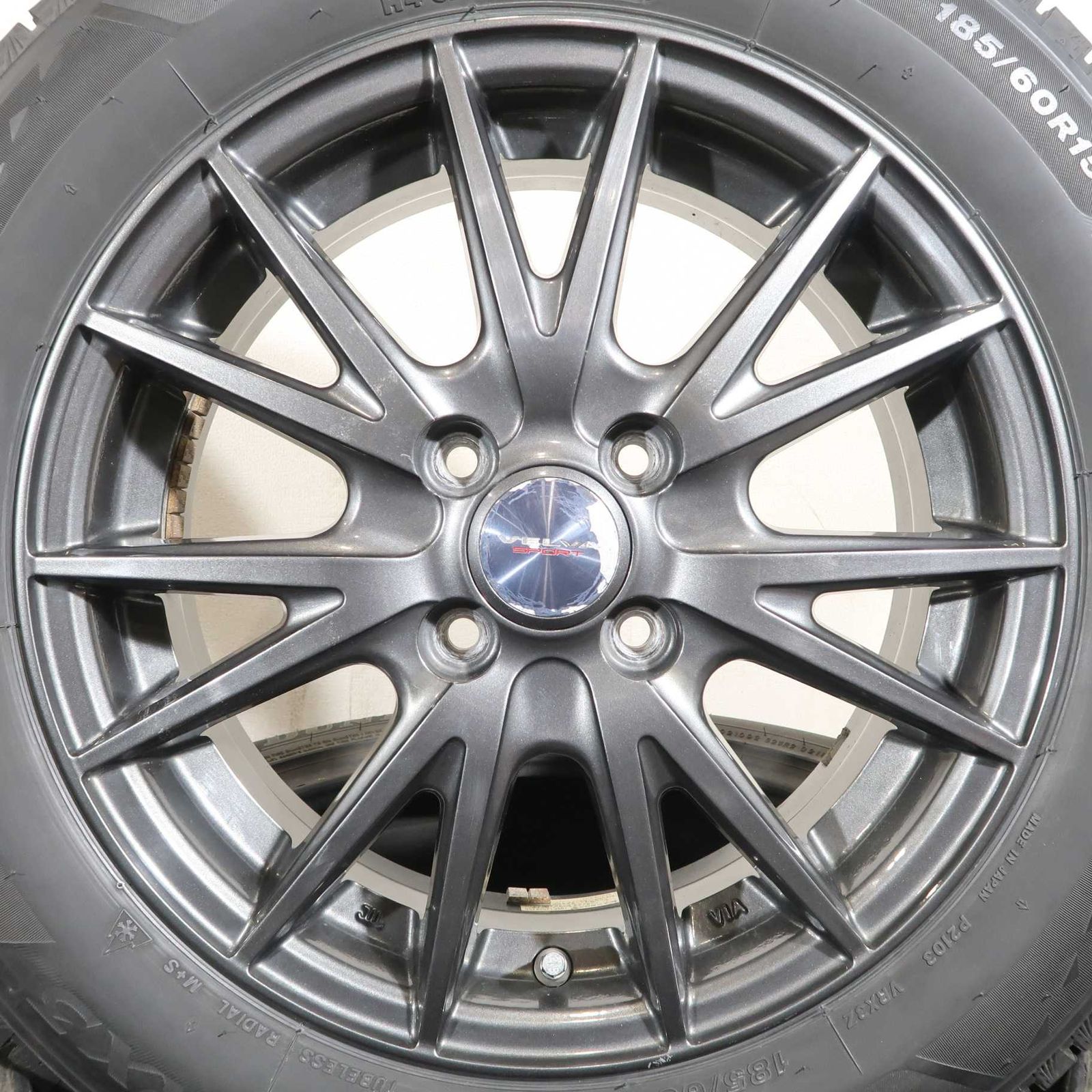ホンダ フィット シャトル グレイス 等 4本 社外 15インチ 5.5J +50 4H