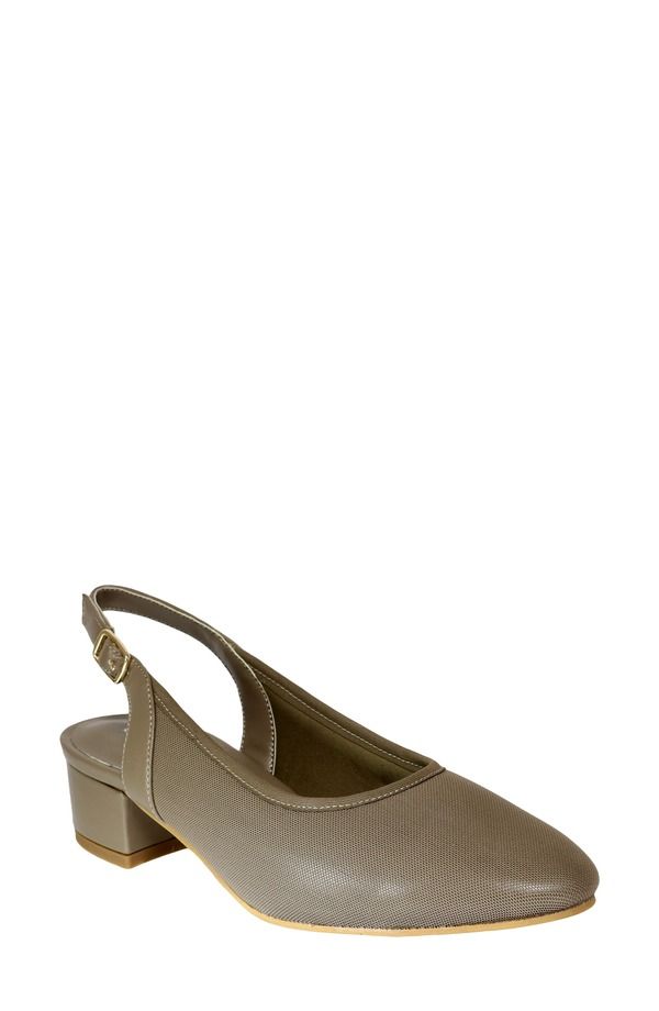 ダイビッドテイト レディース シューズ ヒール David Tate Silvana Slingback Pump Taupe Micro トープ