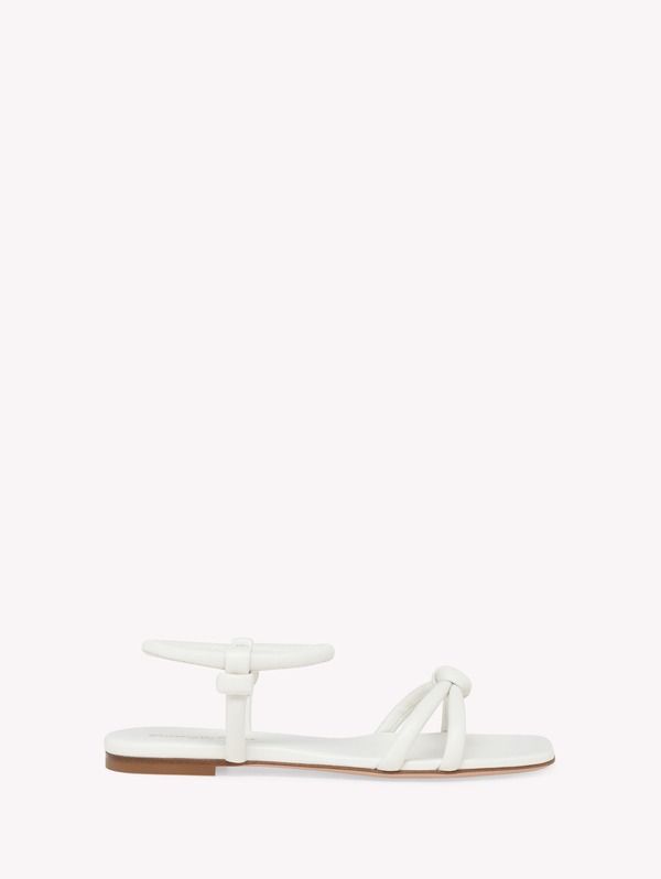 ジャンヴィト ロッシ レディース シューズ サンダル Gianvito Rossi Juno 05 Sandals White Nappa ホワイト