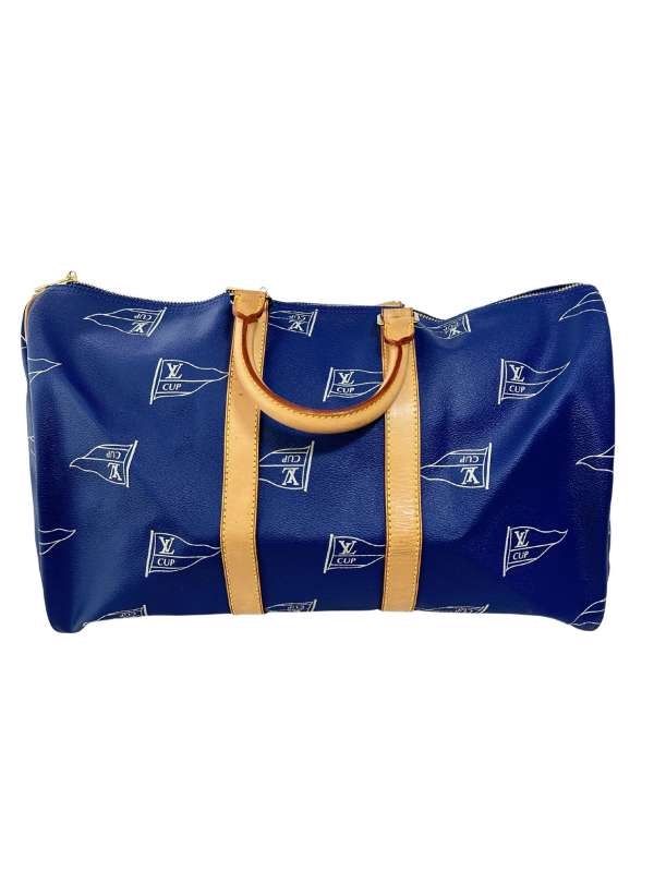 LOUIS VUITTON　ルイヴィトン　キーボル45　コーティングキャンバス　サンディエゴブルー　M80014　SP1921　ボストンバッグ【B08870】