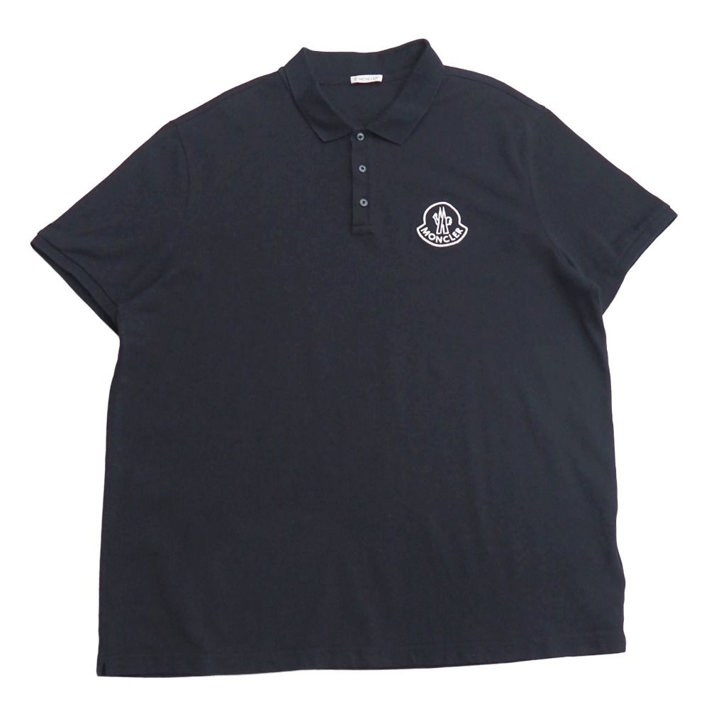 MONCLER モンクレール ポロシャツ サイズ4XL 鹿の子 半袖シャツ ロゴ